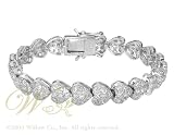 STUDIO 925: *PAVE HEARTS BRACELET*