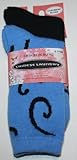 Chinese Laundry Women's/Junior's Mid Calf Cashmere Blend Socks 2 Pair Size: 9-11 Blue/Black