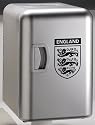 Micromark England Licensed Mini drinks chiller/Beer cooler (Silver) - mm60015eng