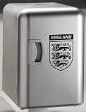 Micromark England Licensed Mini drinks chiller/Beer cooler (Silver) - mm60015eng