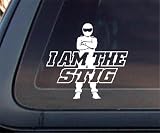 I Am The STIG Car Decal / Sticker