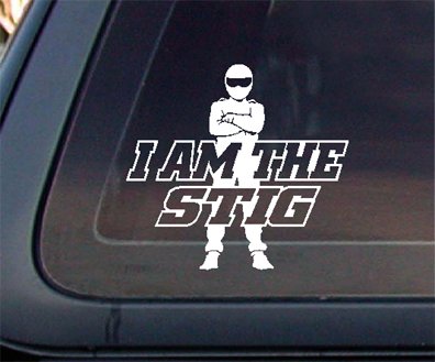 I Am The STIG Car Decal / Sticker