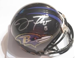 Joe Flacco Baltimore Ravens Signed Autograph Mini Helmet Authentic Certified Coa