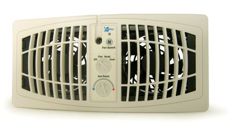 The AirFlow Breeze Home Heating/Cooling System (Almond) (Fits 4