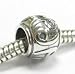 Queenberry (Free S/H) Sterling Silver Zodiac Horoscope Cancer Bead Charm For Pandora, Chamilia, Troll, Biagi European Charm Bracelets