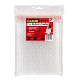 Scotch Bubble Pouches, 7 Inches x 9 Inches, 6-Pack (8079R-6)