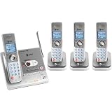 AT&T DECT 6.0 Digital Four Handset Cordless Telephone with Answering System and Caller ID (SL82418)
