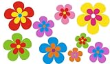 Produkt-Bild: Autoaufkleber, Blumendesign: Mini Flowers 08 - 46 St&uuml;ck - bunt gemischt!