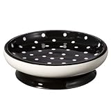 Dots Soap Dish - Black/ White