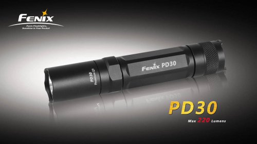 Childrens Toyshop  Electronics : New Fenix PD30 Cree Premium Q5 LED Flashlight -black color at 220 lumens