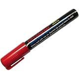 NeoMarker Waterproof Fluorescent Marker - Red Chisel Tip