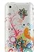 New Retro Red White Autumn Flower Garden - Rear Only Apple Iphone 3g 3gs Snap on Cell Phone Case