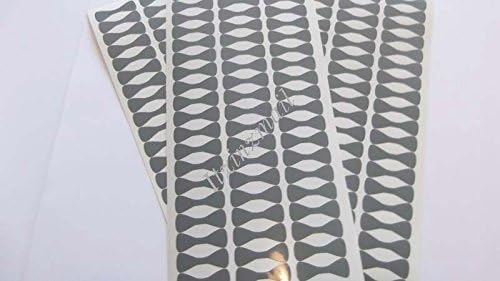 Vinyl 50 ct 1" Grey Bow Ties Easy Peel Off and Stick 50 ct Total