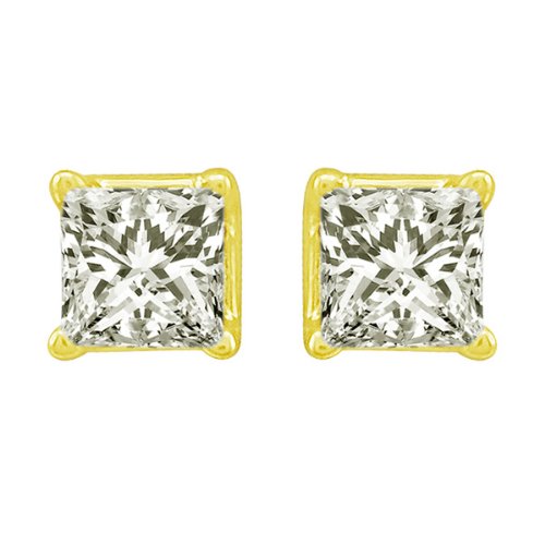 Choice of 14k White or Yellow Gold Princess 41Pj%2B1chCfL Choice of 14k White or Yellow Gold Princess
