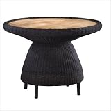 Padma's Plantation OL-CSL13-40 Outdoor Coastal Dining Table-Padmas Plantation
