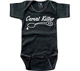 Rebel Ink Baby Infants' Cereal Killer Short Sleeve Snapsuit Onesies