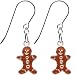 Stainless Steel Gingerbread Man Earrings