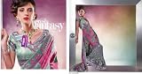 Amitjyoti Lehenga Saree / Sari fabric for Party wear with Free Jewelry