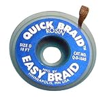 Easy Braid Desoldering Braid, Quick Braid, .125, 10',