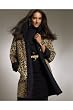 Newport News Mid-length reversible leopard coat