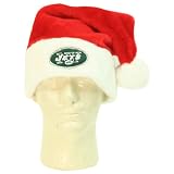 New York Jets 2-Tone Santa Hat - Red / White