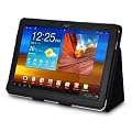 Etui-housse en cuir pour Samsung Galaxy P7510 TAB 10.1-noir