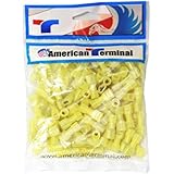 American Terminal E-FFY250N-100 12/10-Gauge Economy Nylon Fully-Insulated Female Quick Disconnects
