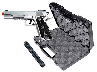 Tactical 1911 CO2 Silver airsoft gun