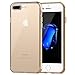 JETech Case for iPhone 8 Plus and iPhone 7 Plus 5.5-Inch, Non-Yellowing Shockproof Phone Bumper Cover, Anti-Scratch Clear Back (Gold)