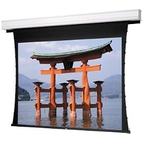 Da-Lite Tensioned Advantage Deluxe Electrol - Projection screen (motorized) - 1:1 - High Contrast Da-Mat
