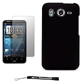 Black Smooth Design Cover / 2 Piece Snap On Crystal Protective Hard Case fo ....