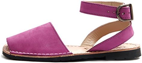 Avarcas Women's Classic Ankle Strap Sandal 521 Berry SZ 6