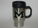MICHIGAN WOLVERINES 16 oz. Logo Stainless Steel TRAVEL MUG
