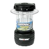RAY-O-VAC / RAYSP8D / Lantern, Fluorescent Bulb, Eight D Alkaline Batteries, Black / Sold as 1 EA