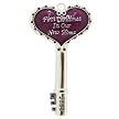 First Christmas in Our New Home Key Ornament (4")