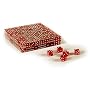 16mm Clear Translucent Red Dice - Set of 200