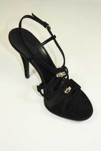 Gucci Shoes Black Leather and Suede 190463 36 (6)