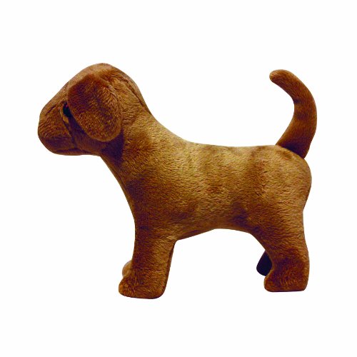 VIP Products Mighty Fred McRuff Jr. Farm Dog Toy, Brown
