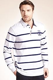 Blue Harbour Long sleeve Striped Polo Shirt