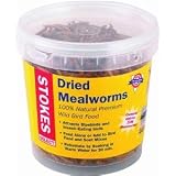 Stokes Select 38096 Dried Mealworms 3-1/2-Ounce Tub