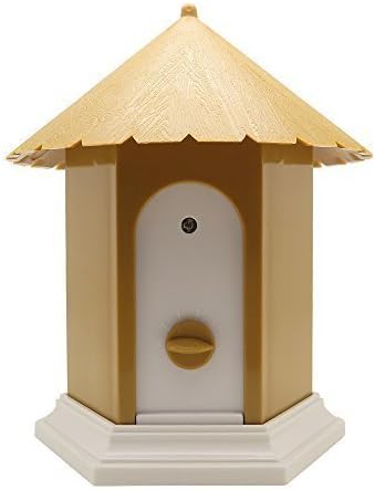 VinShine Ultrasonic Outdoor Bark Controller Pet Dog Puppy No Barking Household Training Tool Device Anti Barking House for Animals 50ft (Yellow)