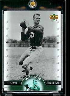 2005 Upper Deck Legends Paul Hornung Green Bay Packers Football Card #60 - Mint Condition - In Protective Display Case !!