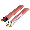 Pink Lucite Mahjong Mah Jongg Game Racks 18''
