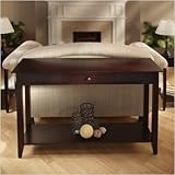 IMAGE OF Convenience Concepts American Heritage Console Table with Drawer and Shelf, Espresso