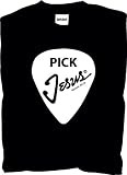 Christian T-shirt Pick Jesus Guitar Tee