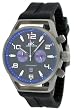 Adee Kaye #AK7232-MT Men's Grey Finish Silicone Rubber Strap Chronograph Watch
