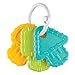 Re-Play Teething Keys, Aqua, Green and Sunny Yellow