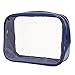 UU Family Toiletry Bag Makeup Pouch Cosmetic Bag Travel Packing Organizer (Blue ink