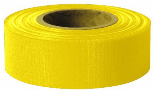 Swanson RFTYL300 1-3/16-Inch by 300-Feet Taffeta Roll Flagging, Yellow
