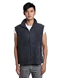 Columbia Mens Cathedral Peak Vest, Charcoal Heather, Small